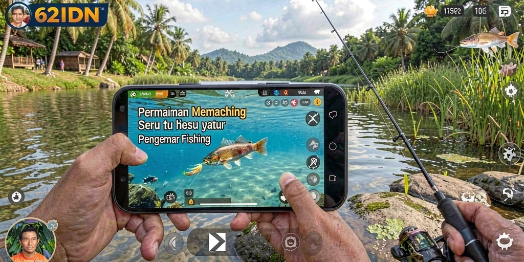 Tangkapan ikan besar di gameplay 62IDN yang menakjubkan.