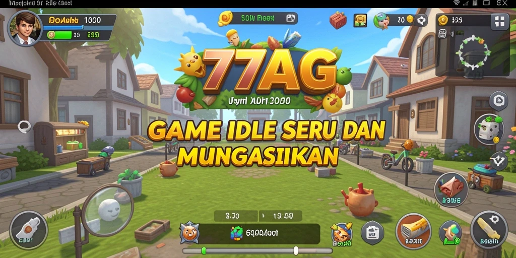 Tampilan gameplay 77AG yang menawan dan penuh warna.