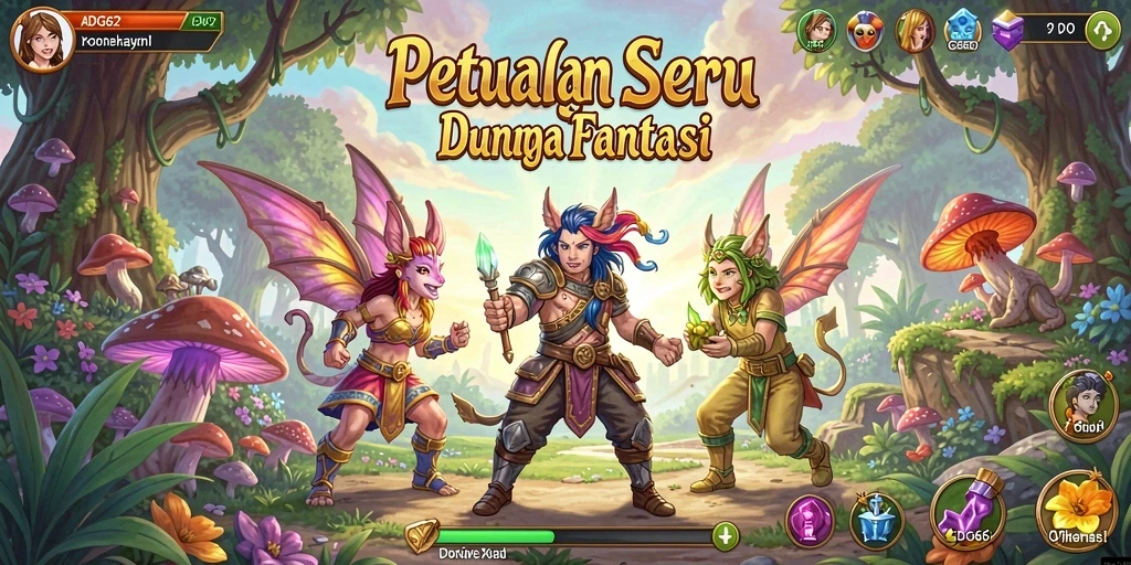 Tampilan gameplay menarik dari ADG62 yang penuh petualangan.