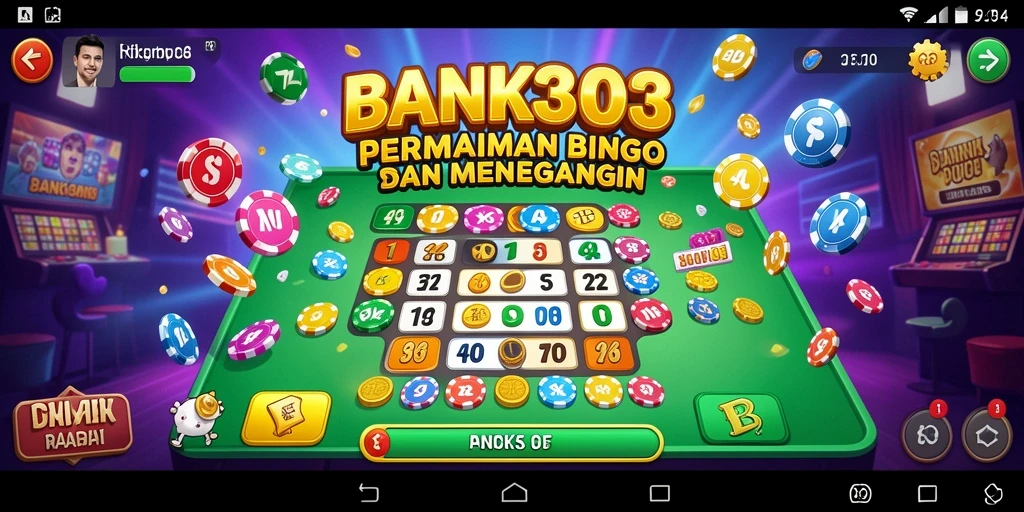 Tampilan gameplay menarik dari BANK303 saat bermain Bingo.