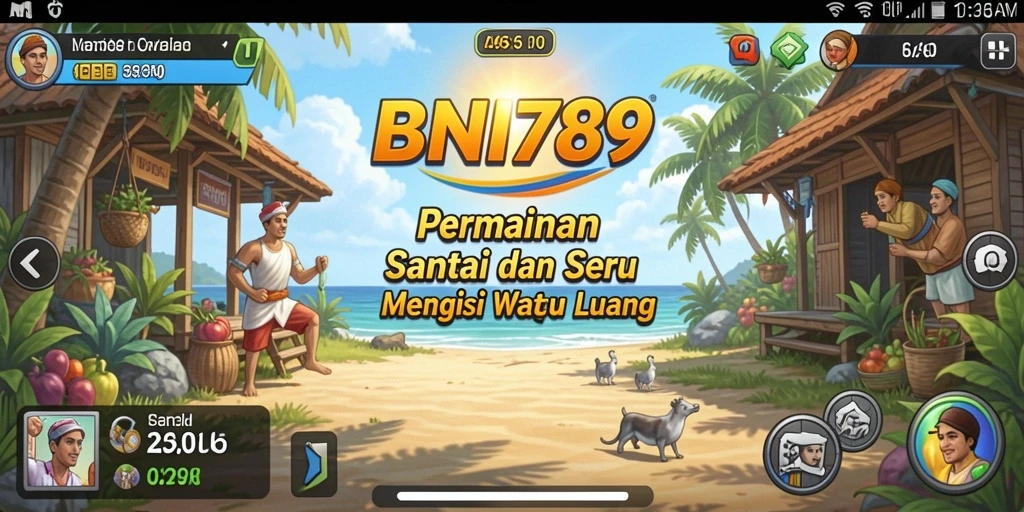 Screenshot BNI789 menampilkan gameplay santai yang mengasyikkan.