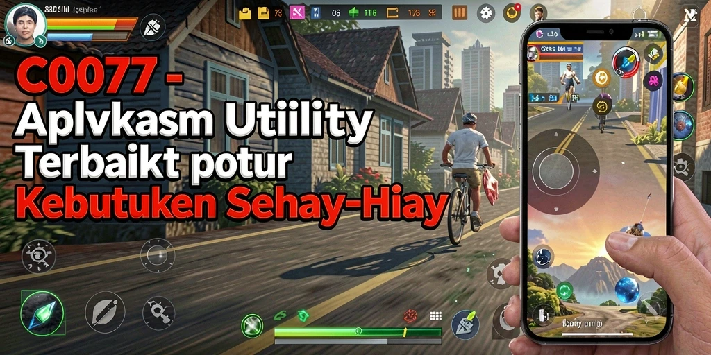 Screenshot utama C0077 menampilkan antarmuka aplikasi Utility yang intuitif.