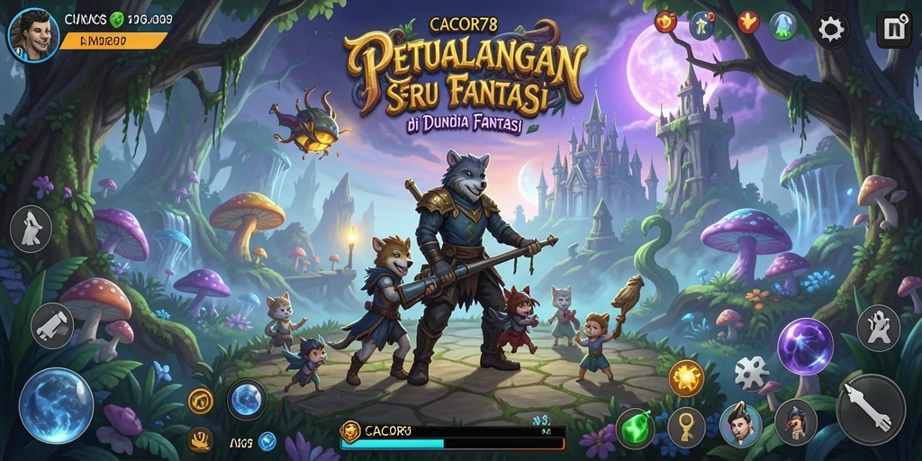 Screenshot menunjukkan gameplay petualangan yang menegangkan dan mendalam.