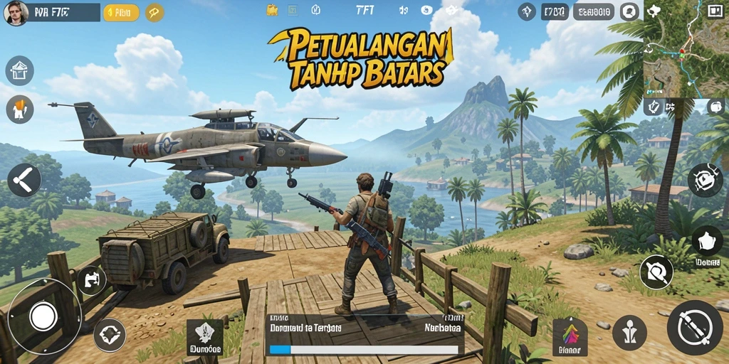Menampilkan aksi seru di dunia terbuka F7F7.