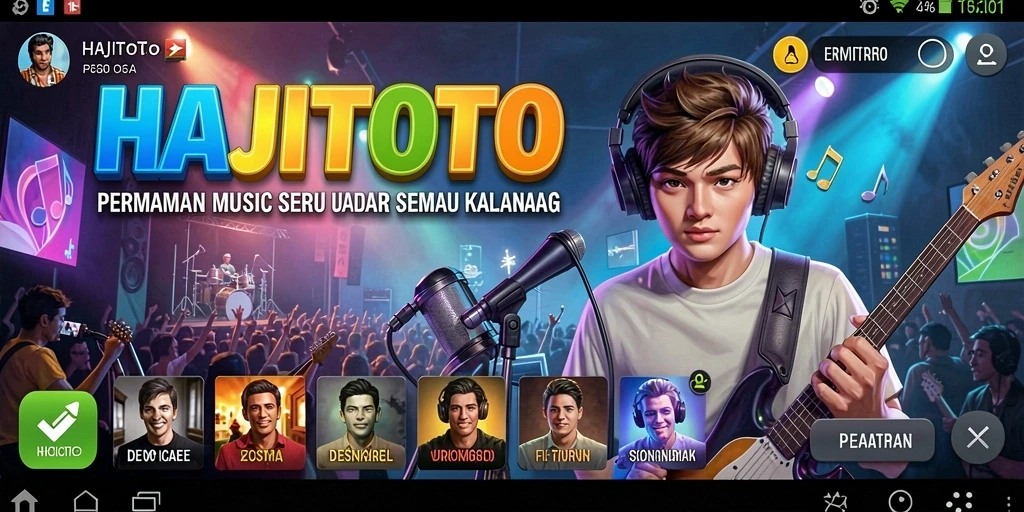 Tampilan gameplay seru dan interaktif dari HAJITOTO.
