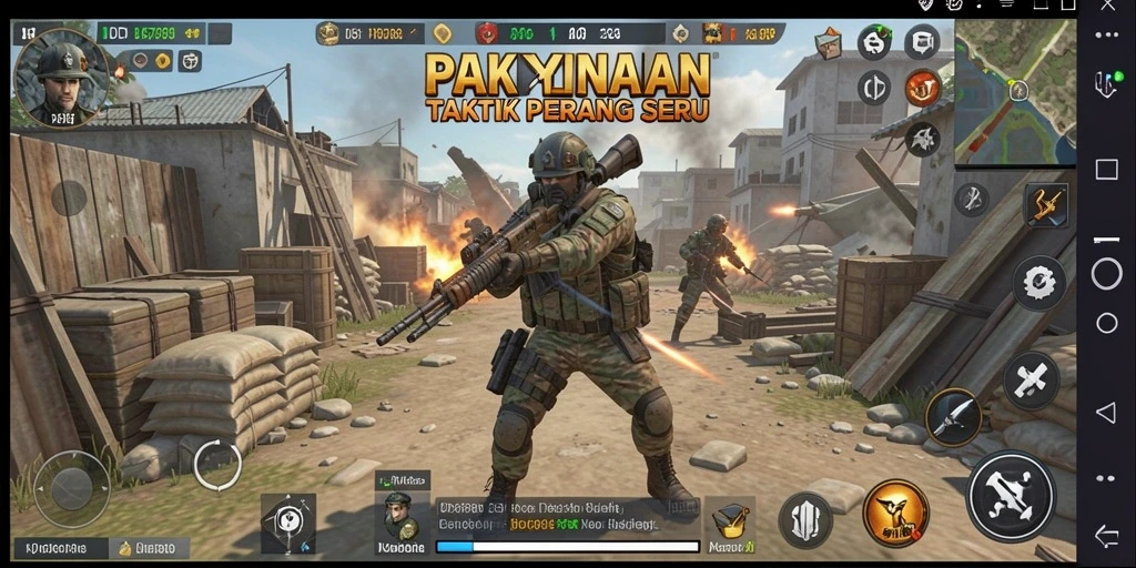 Screenshot ID6788 menunjukkan aksi seru dalam gameplay TPS.