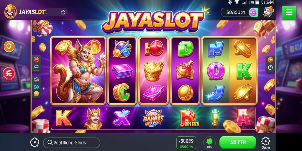 Tampilan gameplay JAYASLOT yang menarik dan menyenangkan.