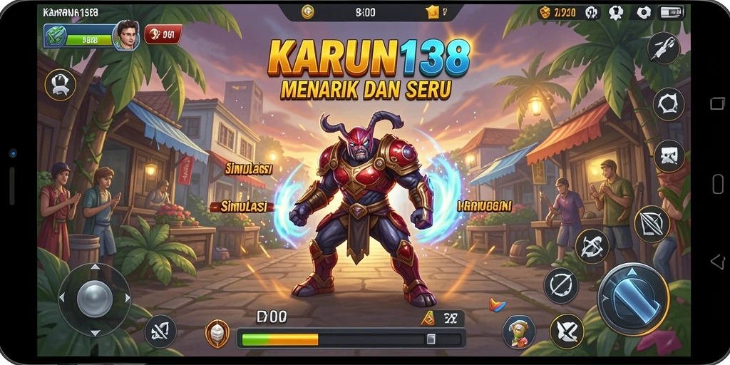 Tampilan gameplay yang memukau dari KARUN138, menunjukkan kreativitas dan interaksi.