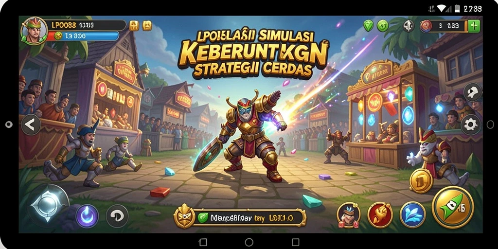 Screenshot gameplay LPO88 yang memperlihatkan suasana permainan simulation.