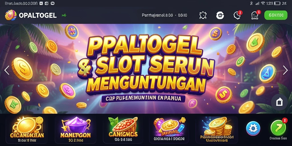 Tampilan gameplay Slot yang menarik di OPALTOGEL.