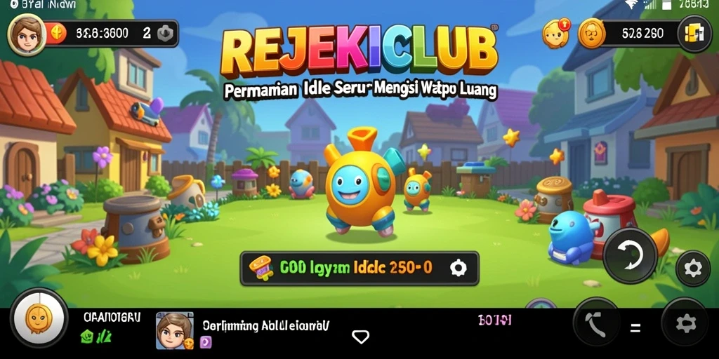 Tampilan gameplay REJEKICLUB yang menarik dan interaktif.