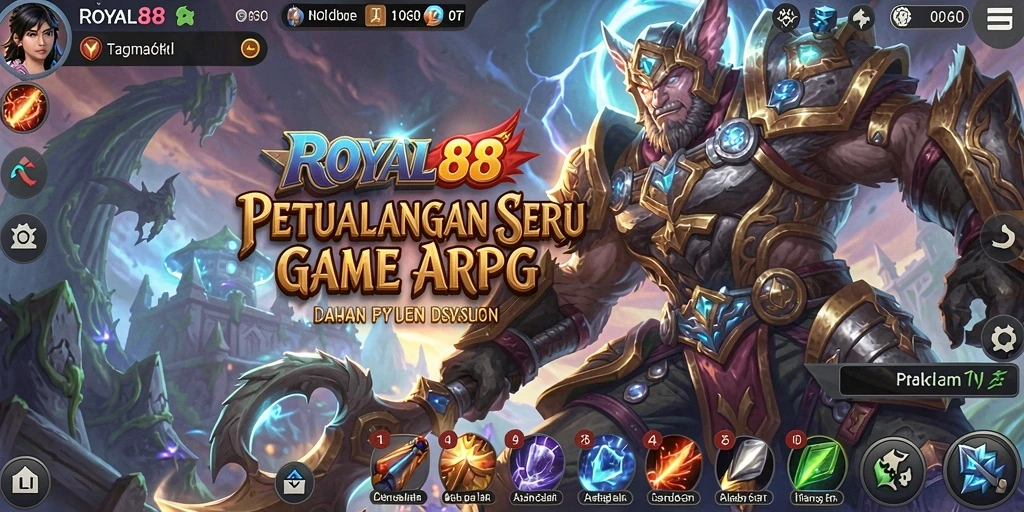 Gameplay seru dan dinamis di ROYAL88.
