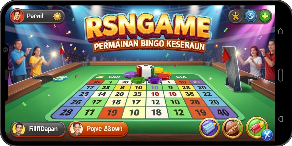Gameplay Bingo yang seru dan mengasyikkan di RSNGAME.
