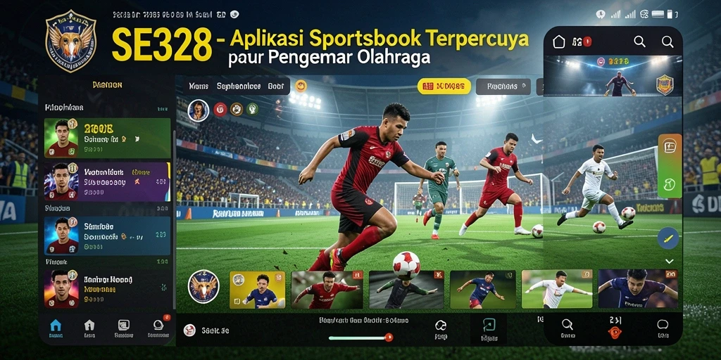 Screenshot SE328 menampilkan antarmuka taruhan olahraga yang intuitif dan menarik.