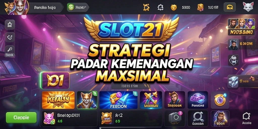 Tangkapan layar dari gameplay SLOT21 yang menampilkan pertempuran strategi.