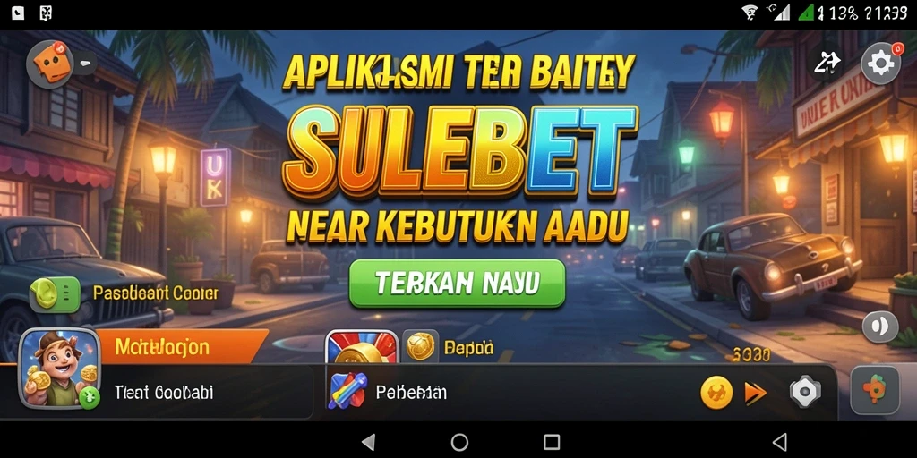 Tampilan antarmuka SULEBET yang user-friendly dan informatif.