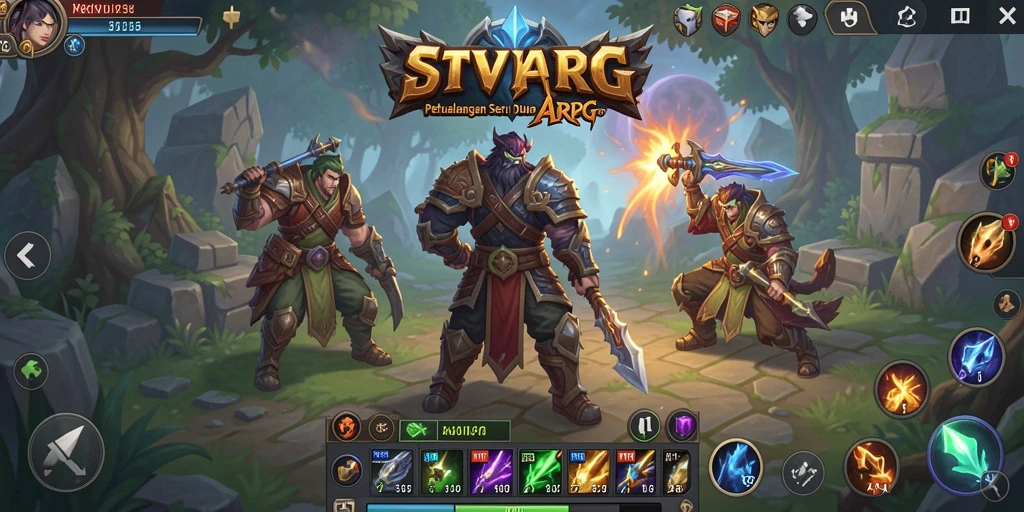 Screenshot utama SVIP2 menampilkan aksi RPG yang menakjubkan.