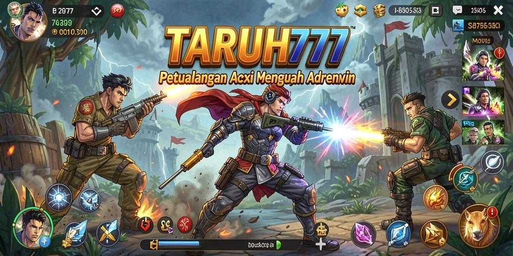 Tangkapan layar TARUH777 dengan aksi yang mendebarkan dan grafis menakjubkan.