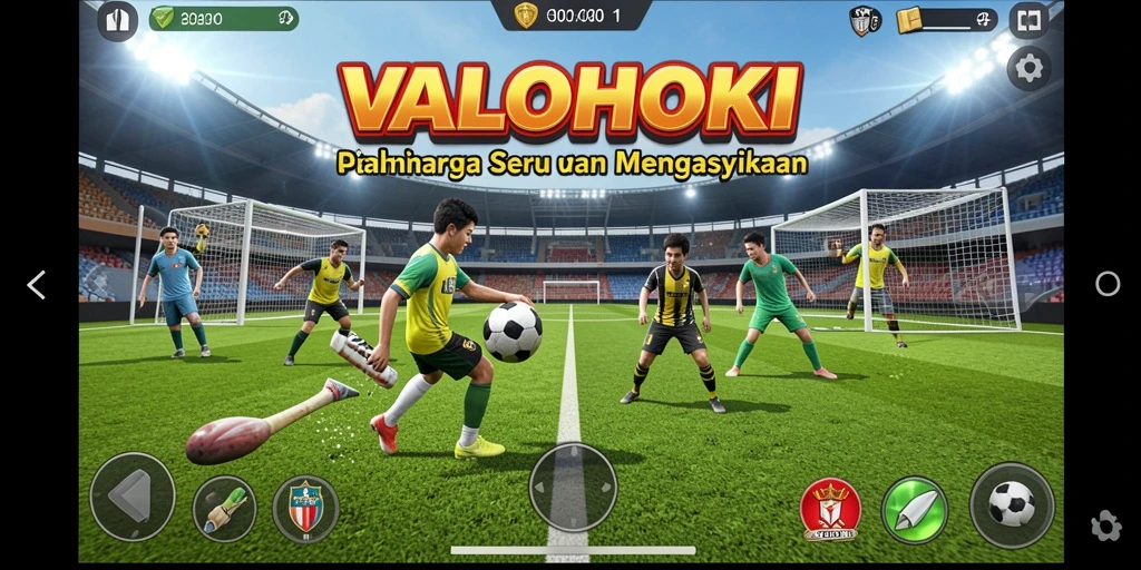 Tampilan menarik dan dinamis dalam permainan olahraga VALOHOKI.